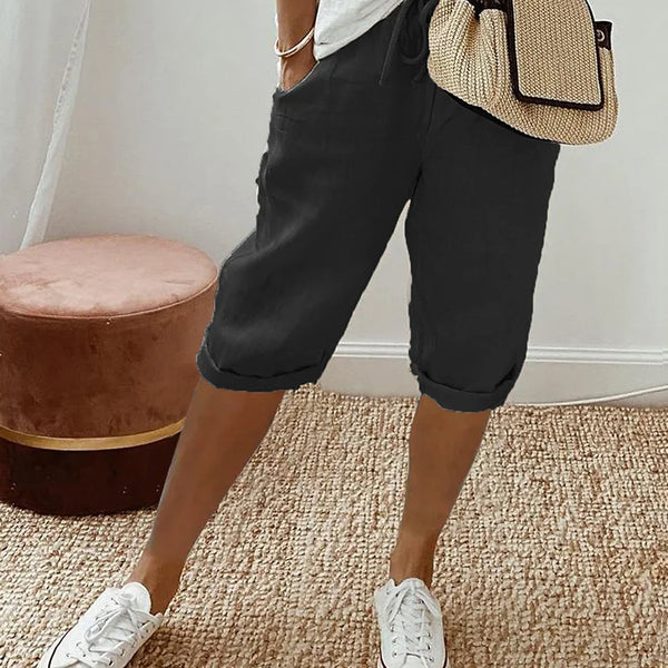 Martha™ | Comfortable shorts with a rolled-up hem