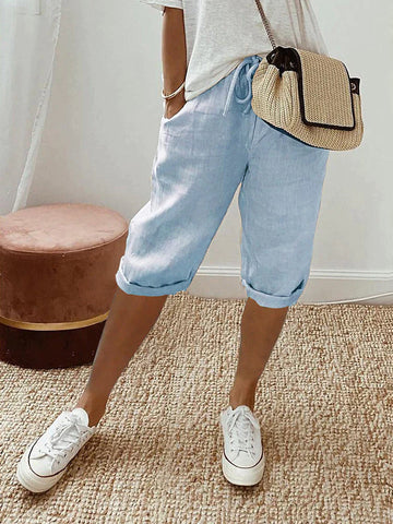 Martha™ | Comfortable shorts with a rolled-up hem