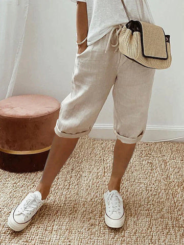 Martha™ | Comfortable shorts with a rolled-up hem